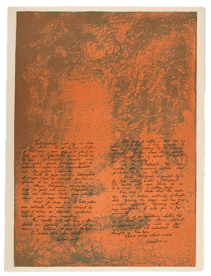Portfolio of Ten Lithographs "Nature Prays Without Words" Signed Lebadang-4