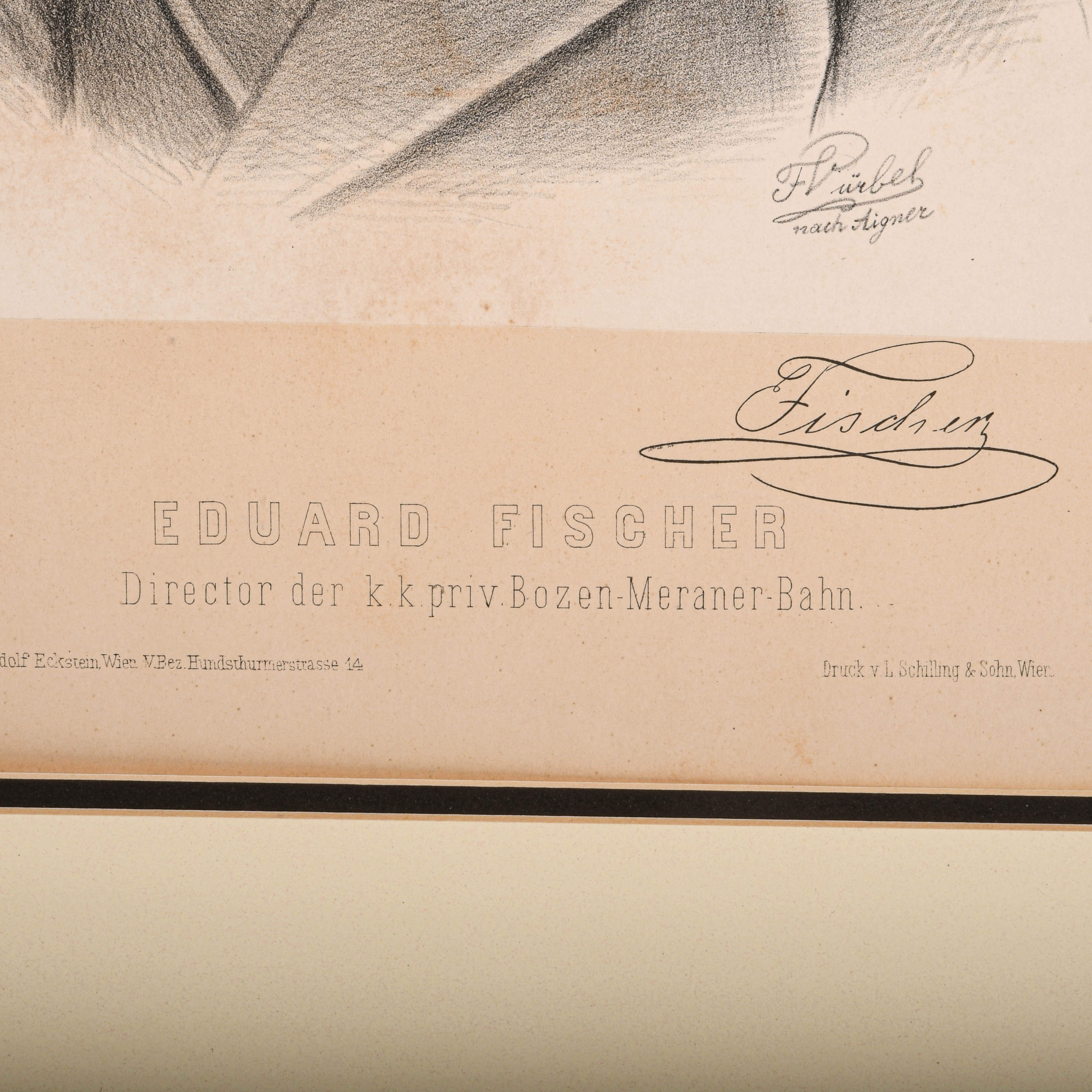 Framed Signed Lady with Hat Lithograph by Bernard Charoy-4