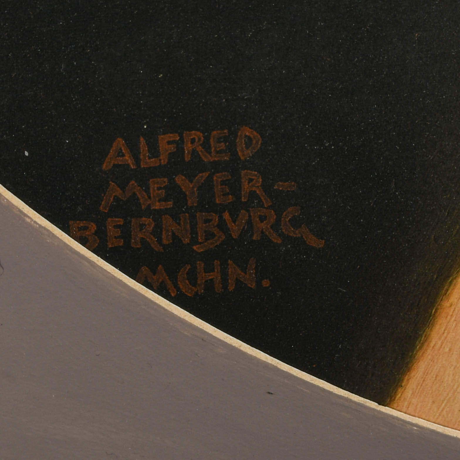 Framed After Alfred Meyer Bernburg Nude Print-3
