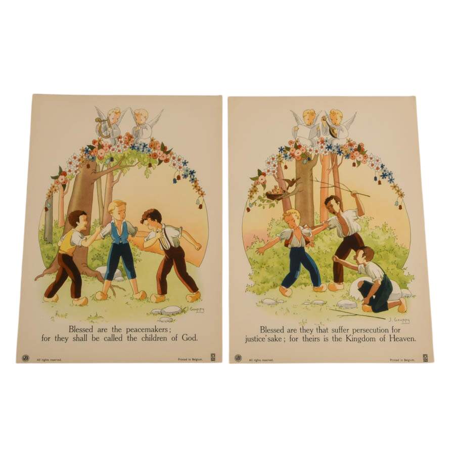 "The Eight Beatitudes" Prints by J. Gouppy-7