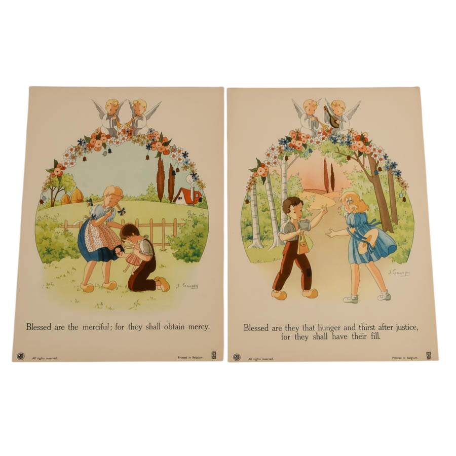 "The Eight Beatitudes" Prints by J. Gouppy-6