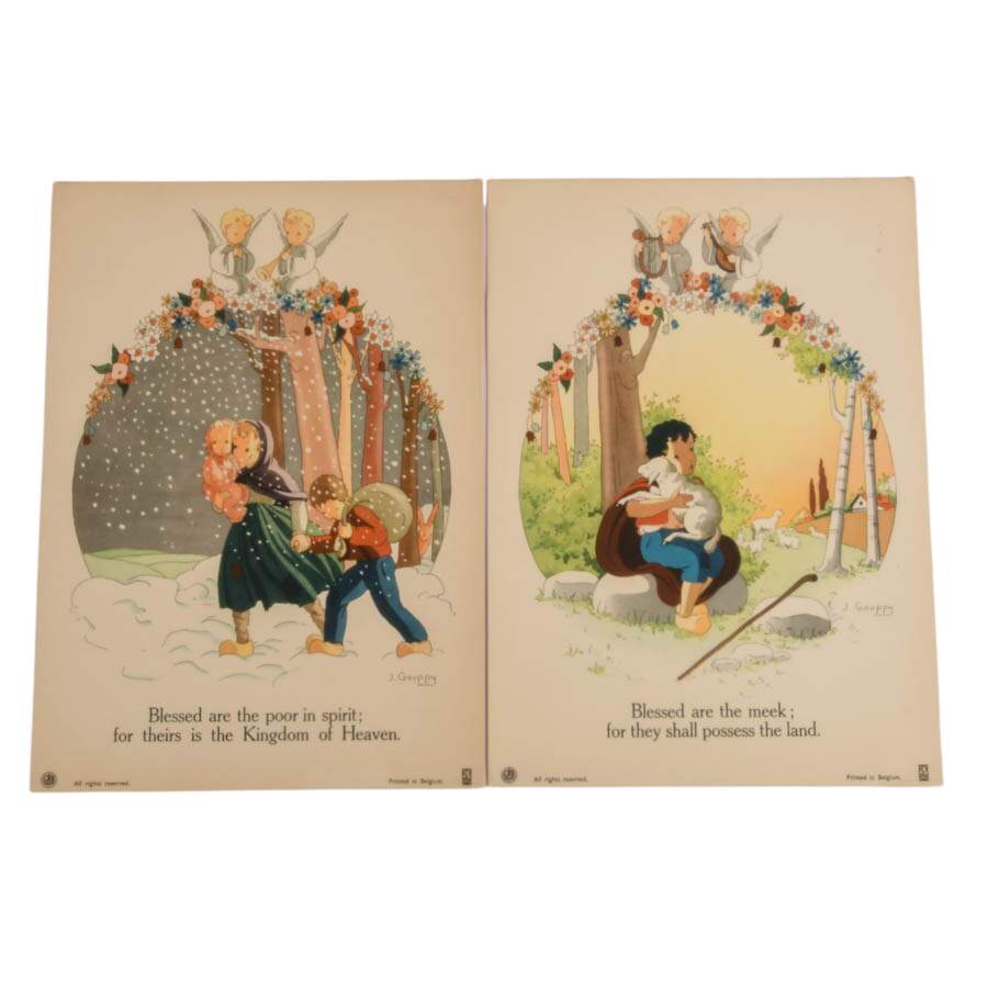 "The Eight Beatitudes" Prints by J. Gouppy-5