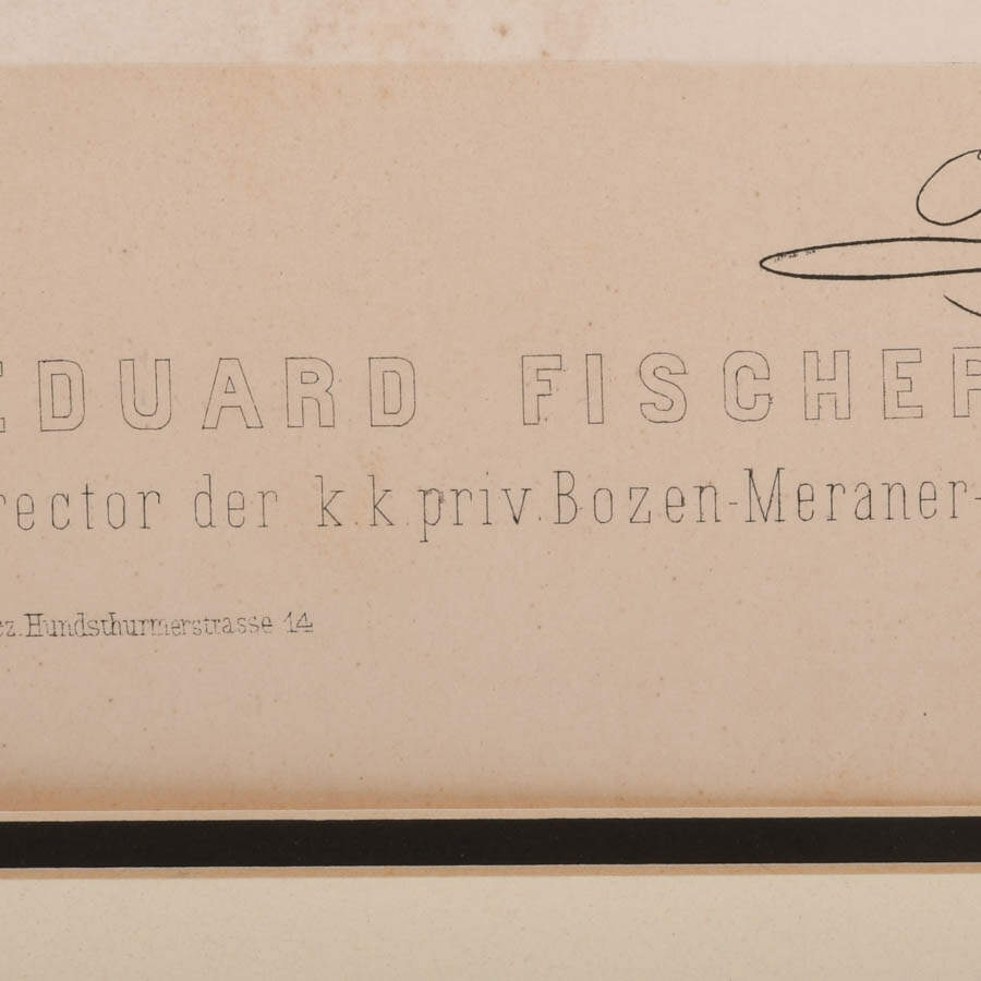 Portrait of Eduard Fischer, Austrian Bolzano-Merano Railway Director-5