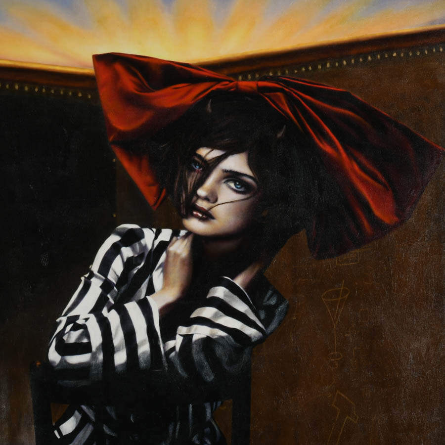 Signed and Inscribed Vic Lee "Chaos" Stretched Canvas Print-2