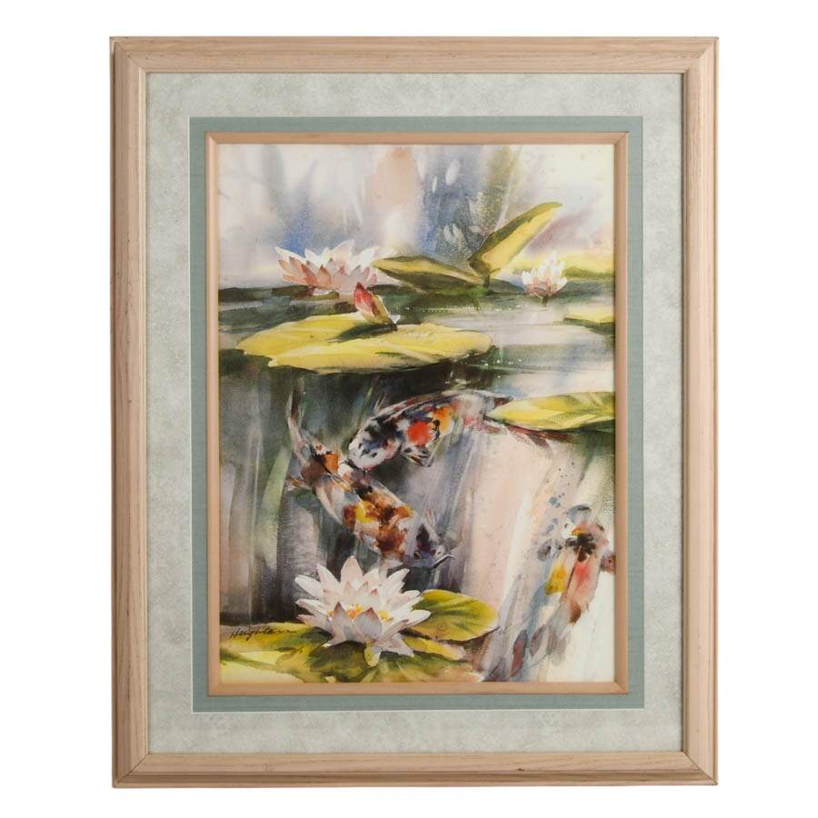 Framed "A Shimmer of Light II" Lithograph on Paper by Brent Heighton-1