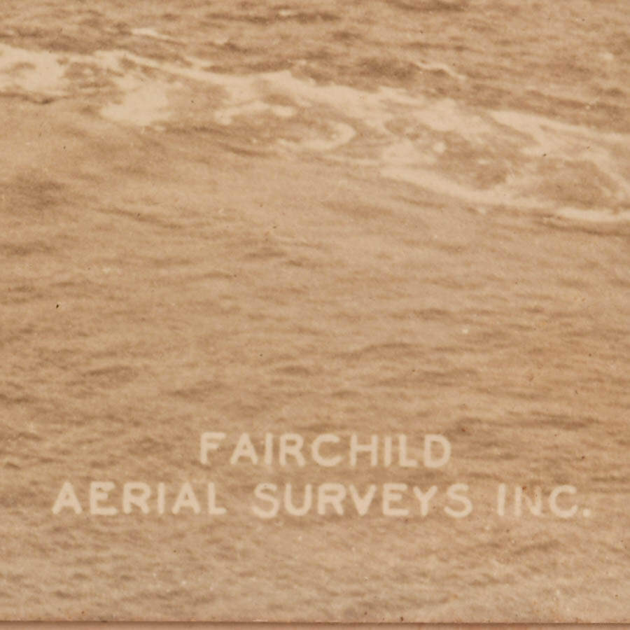 Framed "SS Manhattan" Gelatin Silver Print by Fairchild Aerial Surveys-3