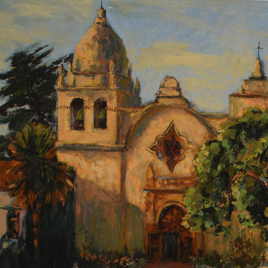 Signed Delia Bradford "Mission Light" Gicleé Print on Canvas-3