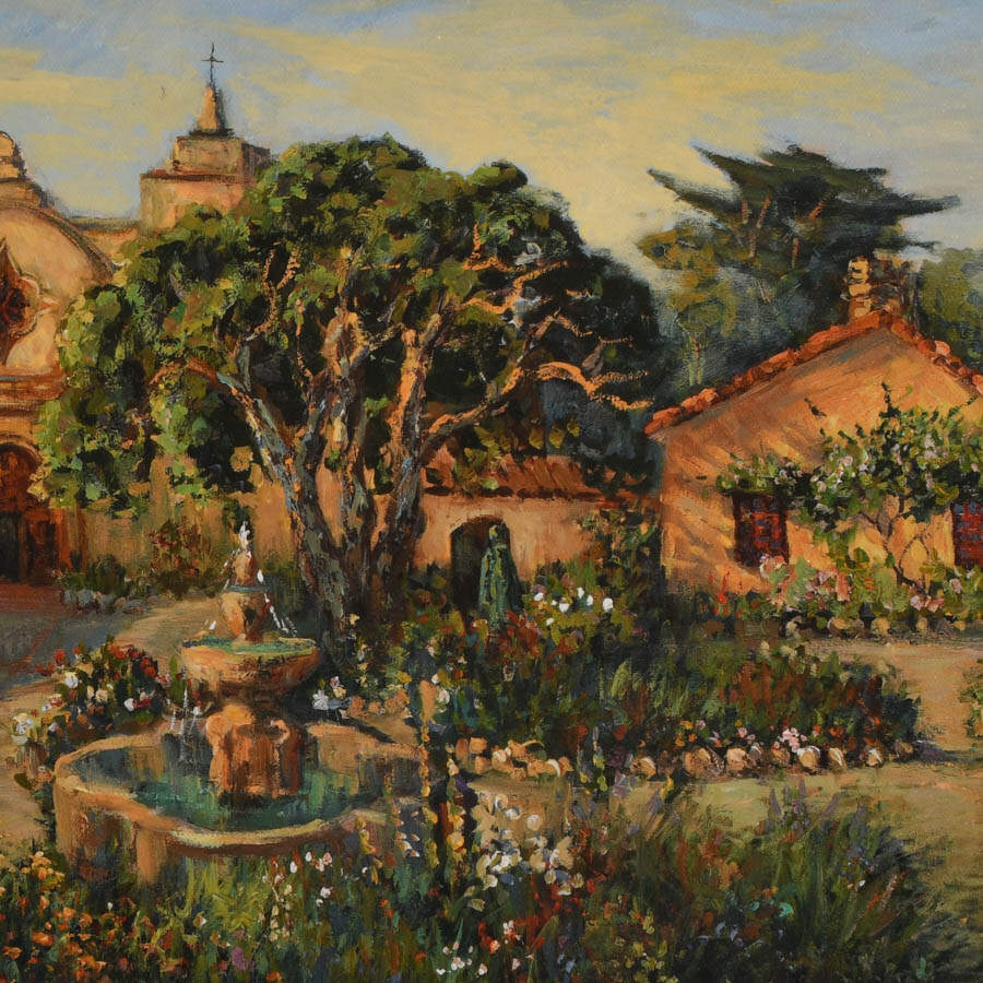 Signed Delia Bradford "Mission Light" Gicleé Print on Canvas-2