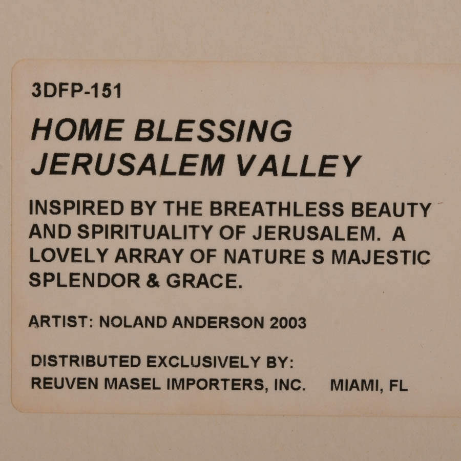 "House Blessing" 3D Decoupage by Nolan Anderson Published by Reuven Masel-4