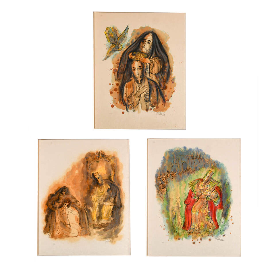 The Story of King David with 12 Original Lithographs by Reuven Rubin-5