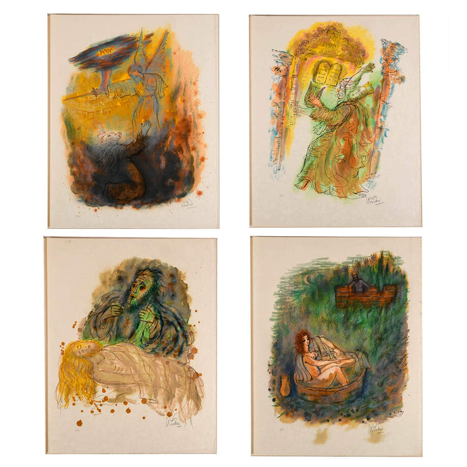 The Story of King David with 12 Original Lithographs by Reuven Rubin-4