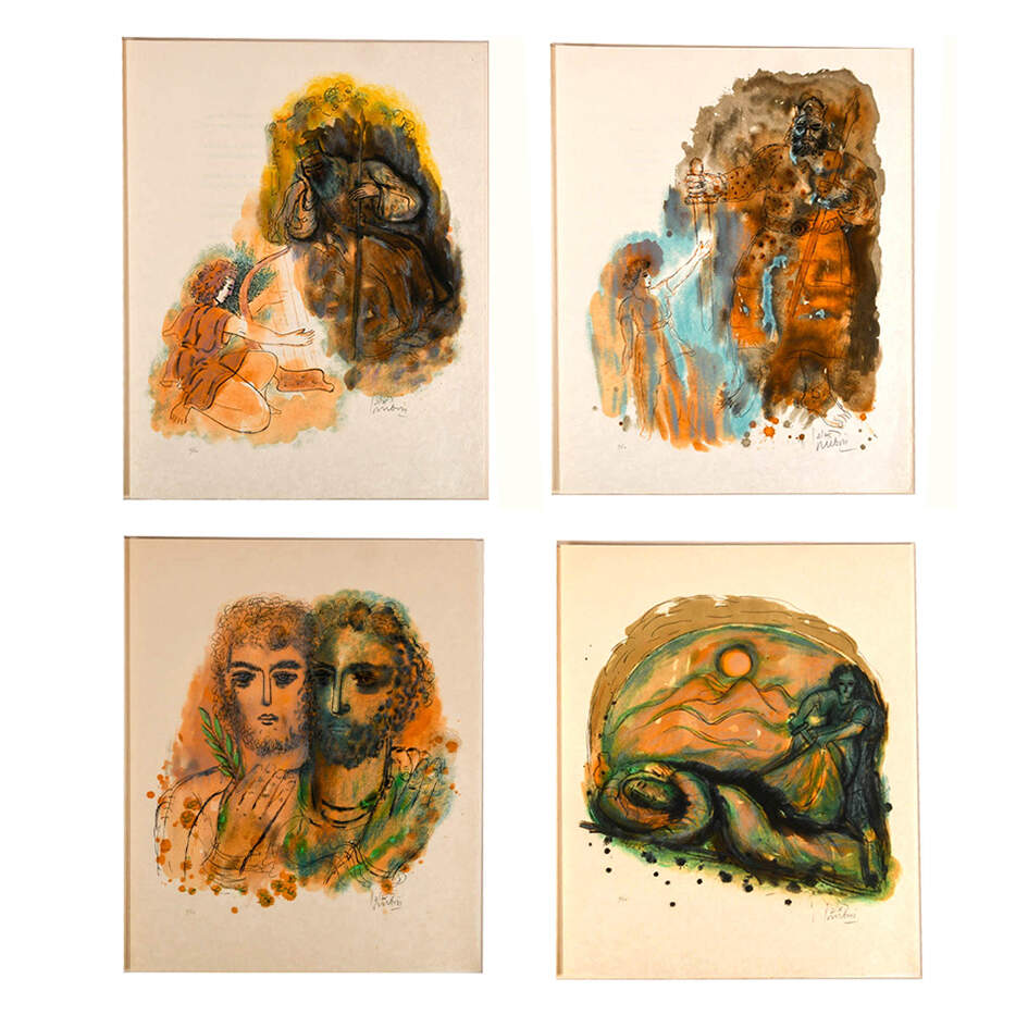 The Story of King David with 12 Original Lithographs by Reuven Rubin-3