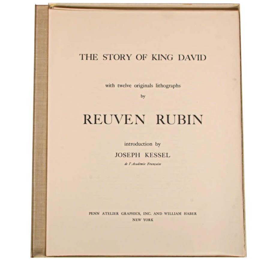 The Story of King David with 12 Original Lithographs by Reuven Rubin-2