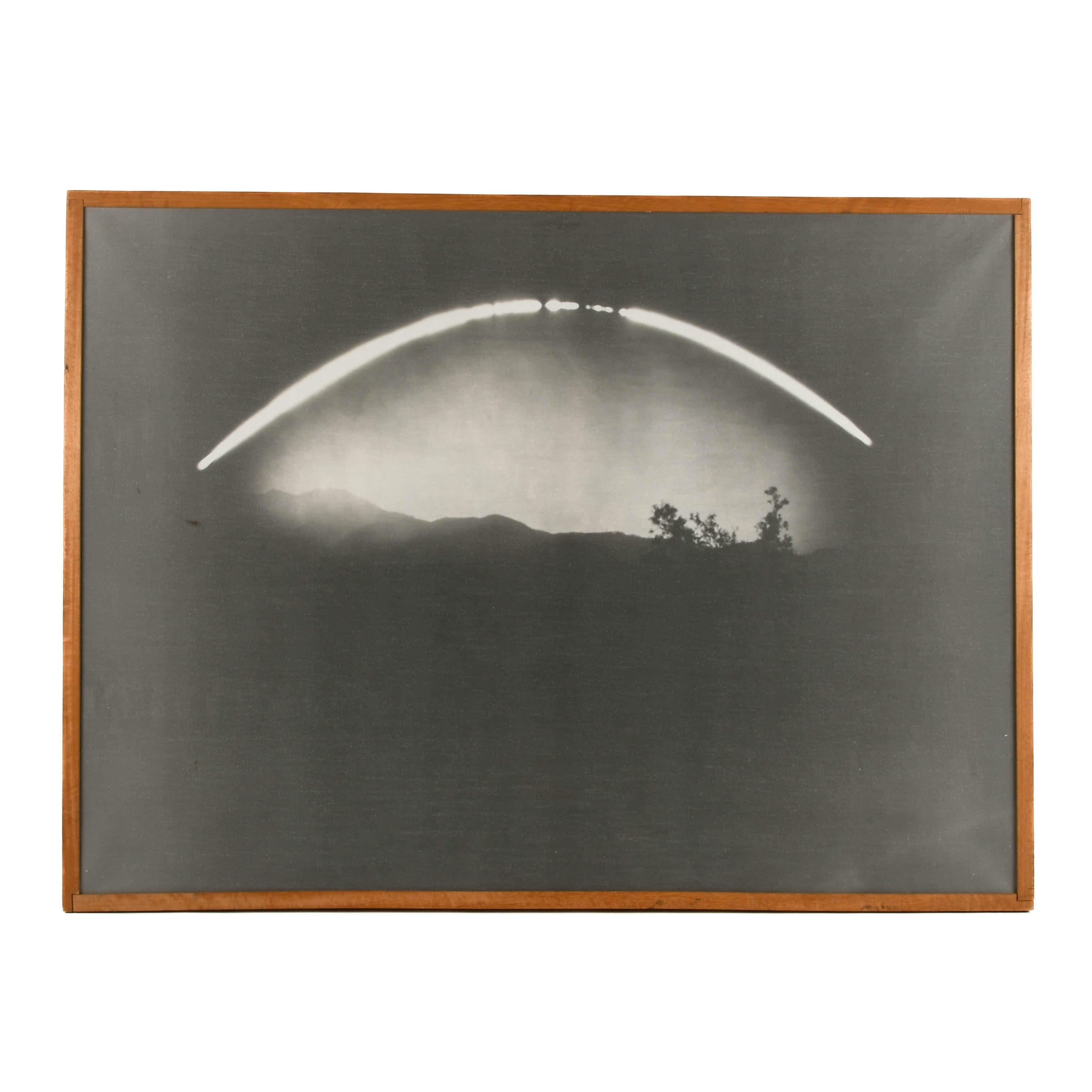 Signed Eclipse Photograph on Canvas-1