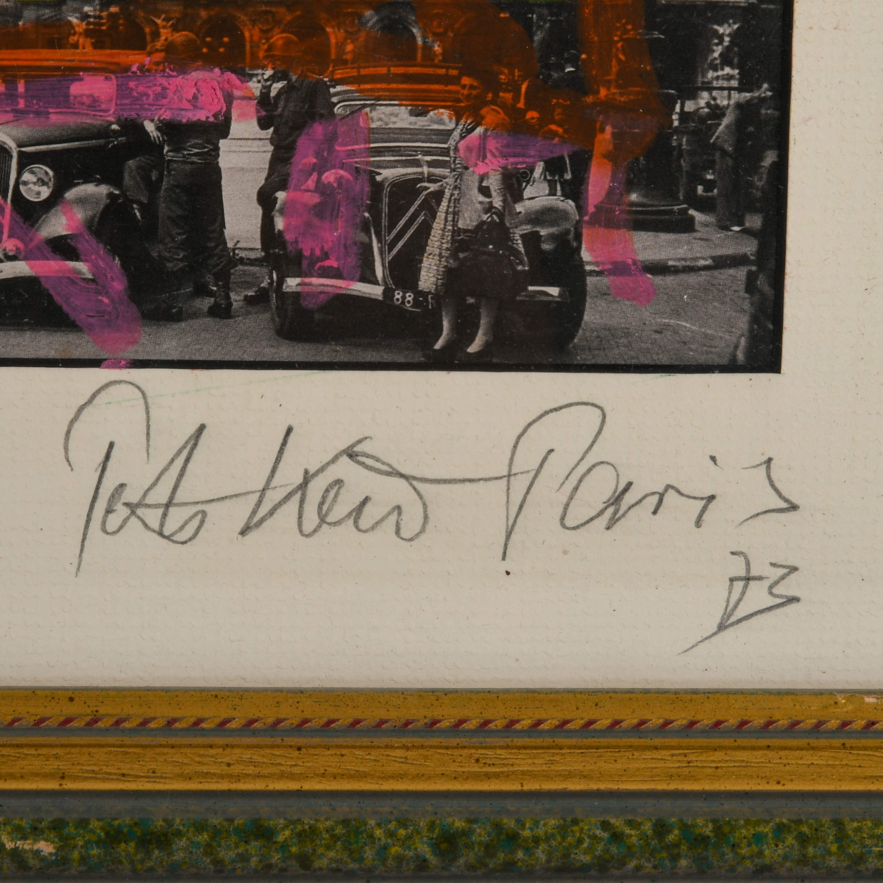Framed Signed Robert Peter Keil Photographs "Rebel Rebels, Paris 1972"-5