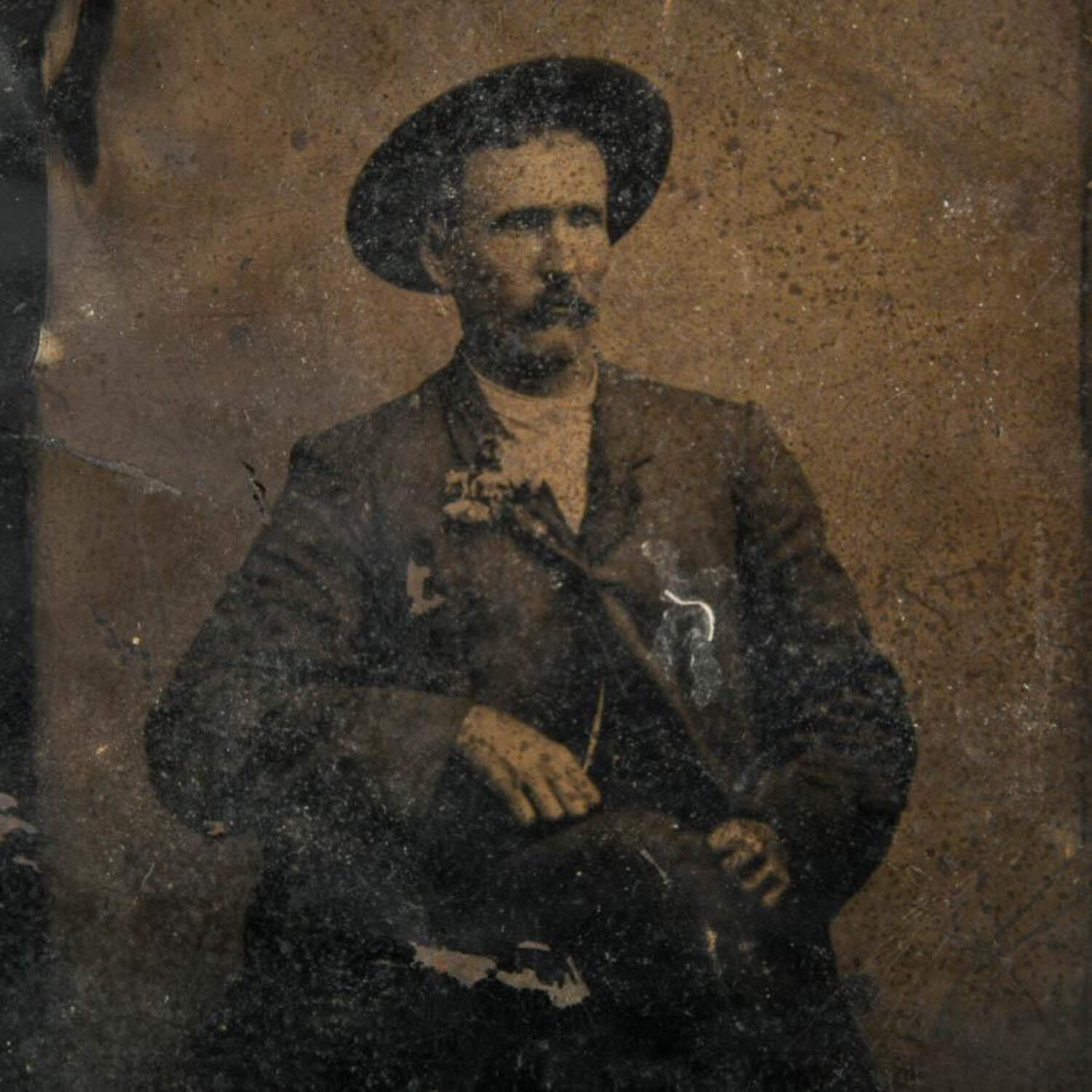 Pair of Antique Tintype Photographs-2