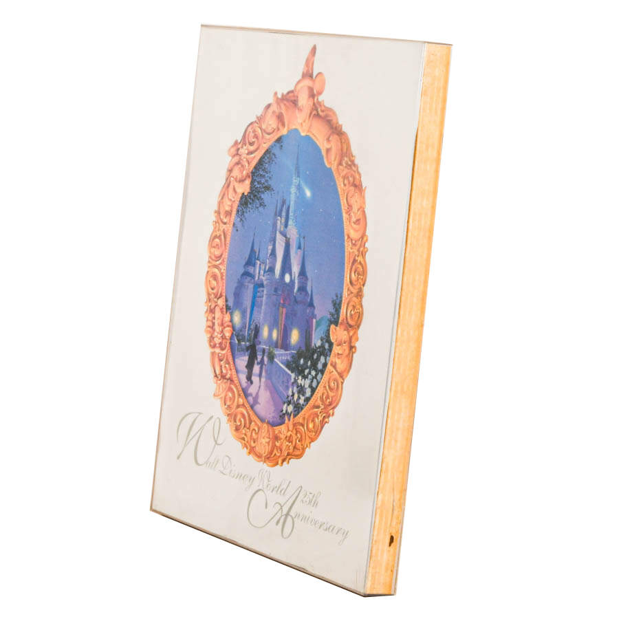 Walt Disney World 25th Anniversary Commemorative Poster in Acrylic Case-4