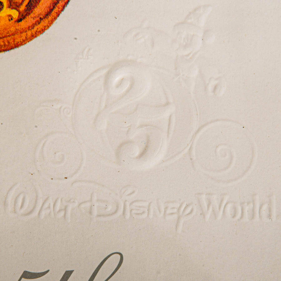 Walt Disney World 25th Anniversary Commemorative Poster in Acrylic Case-3