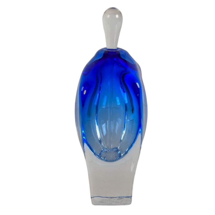 Trio of Colorful Crystal Perfume Bottles-5