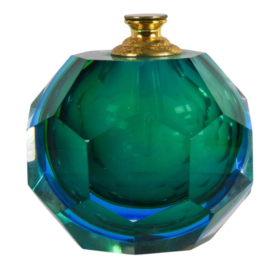 Trio of Colorful Crystal Perfume Bottles-3