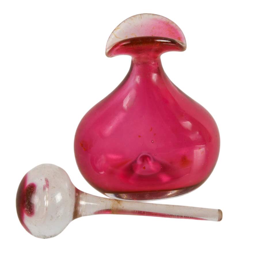 Trio of Vintage Glass Perfume Bottles-6