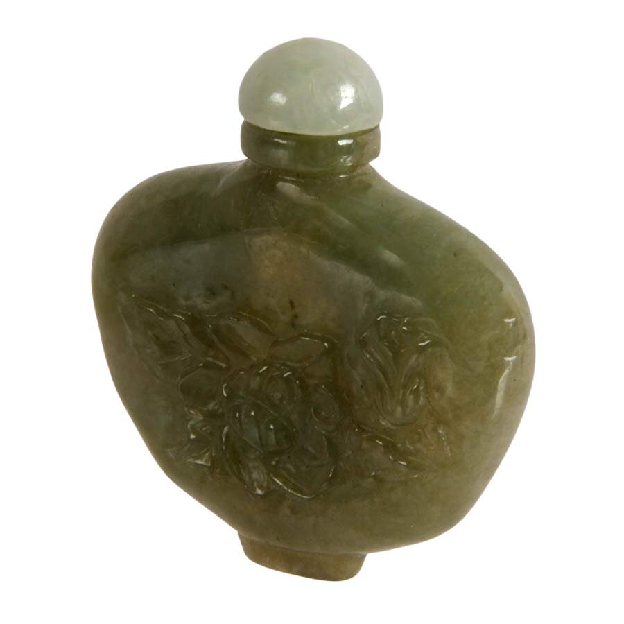Chinese Nephrite Jade Perfume Bottle-2