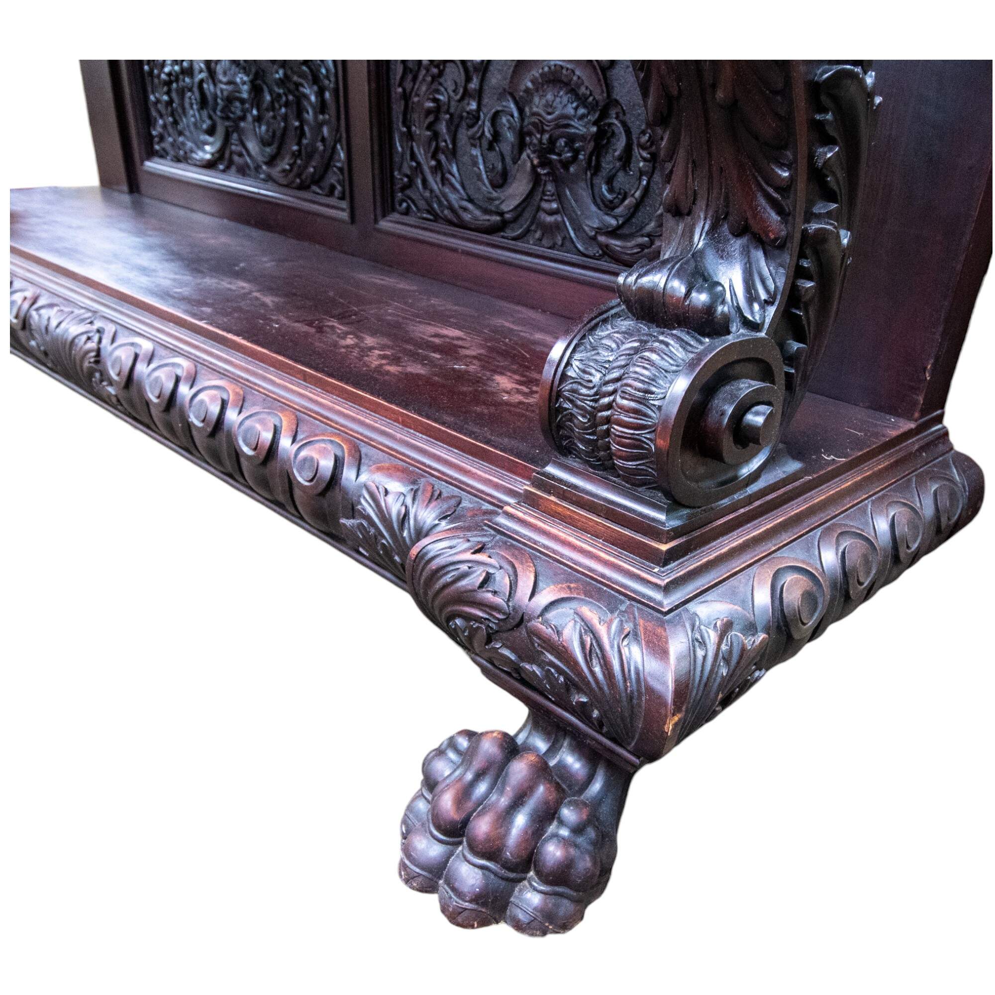 Antique Daghia Wood Display Cabinet-9