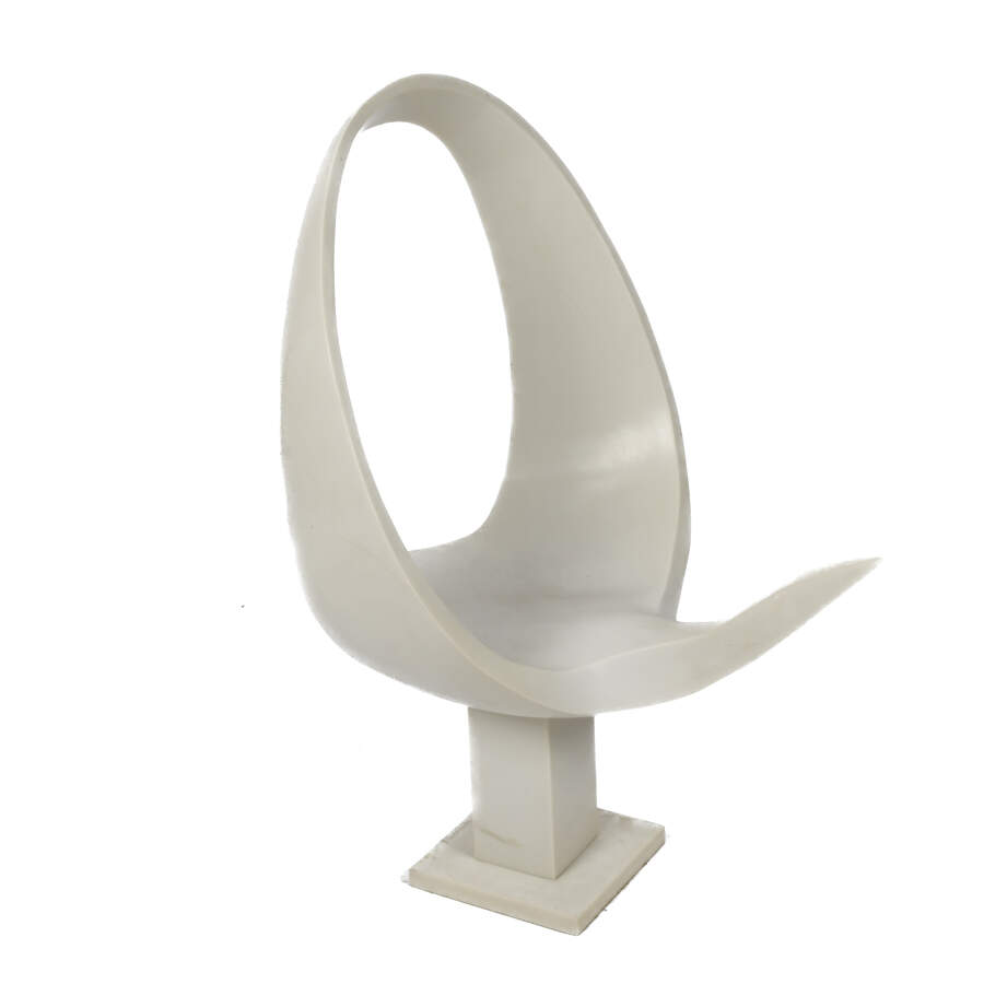 Abstract Sculpture Chair Signed KuKi-5