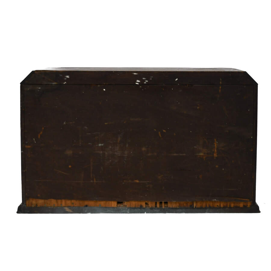 Chinese Carved Medallion Sideboard Cabinet-7