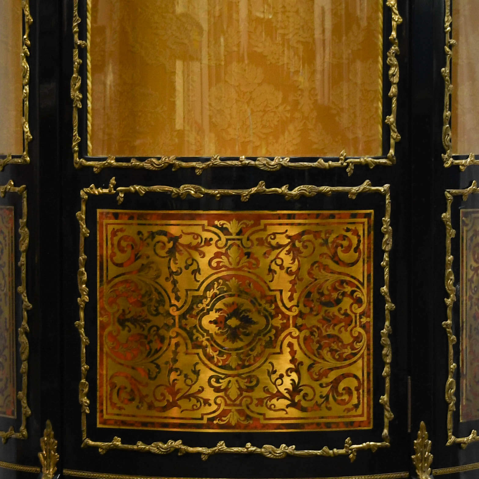 Antique Napoleon III-Style Bronze Curio Cabinet-4