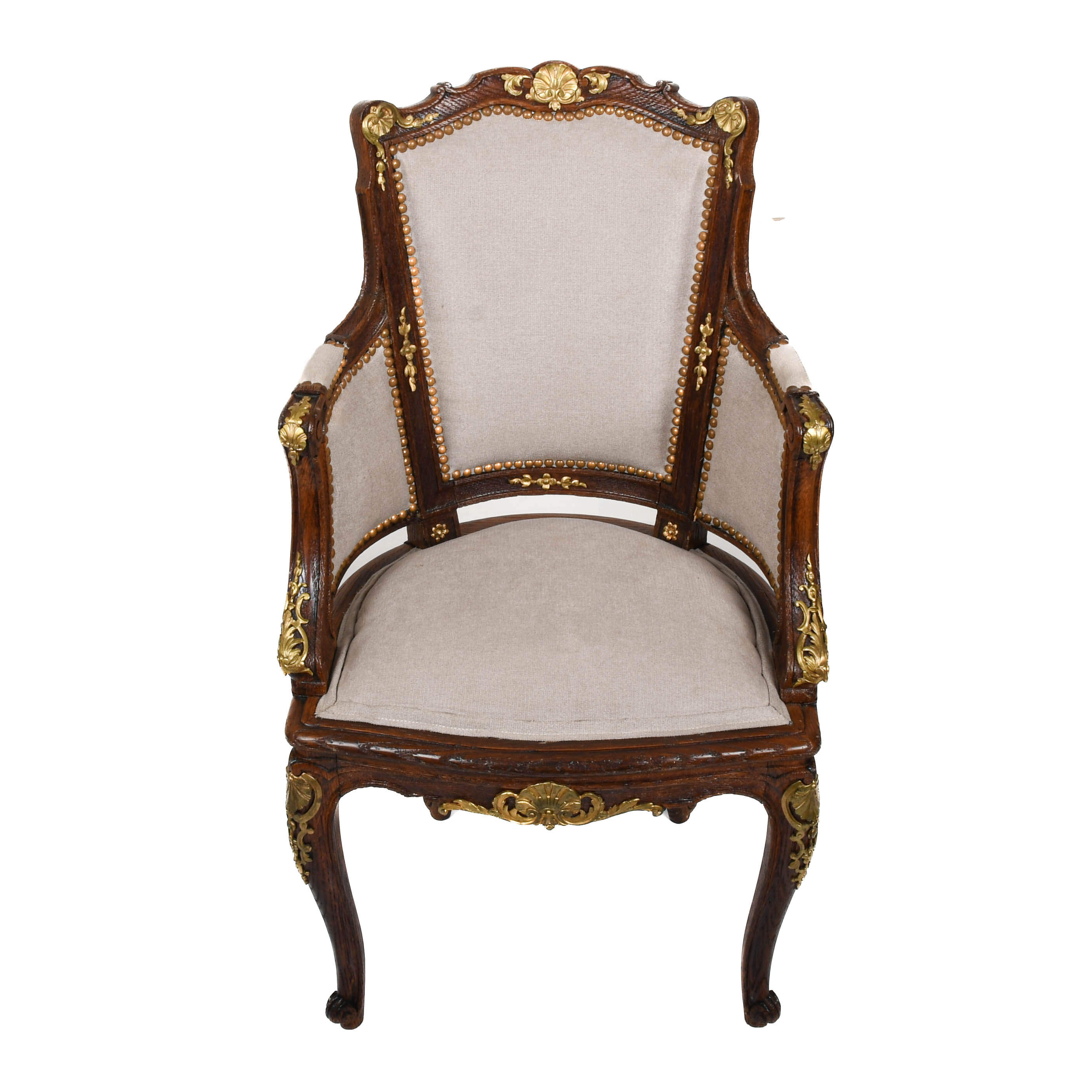 Antique French Louis XVI Parlor Chair-2