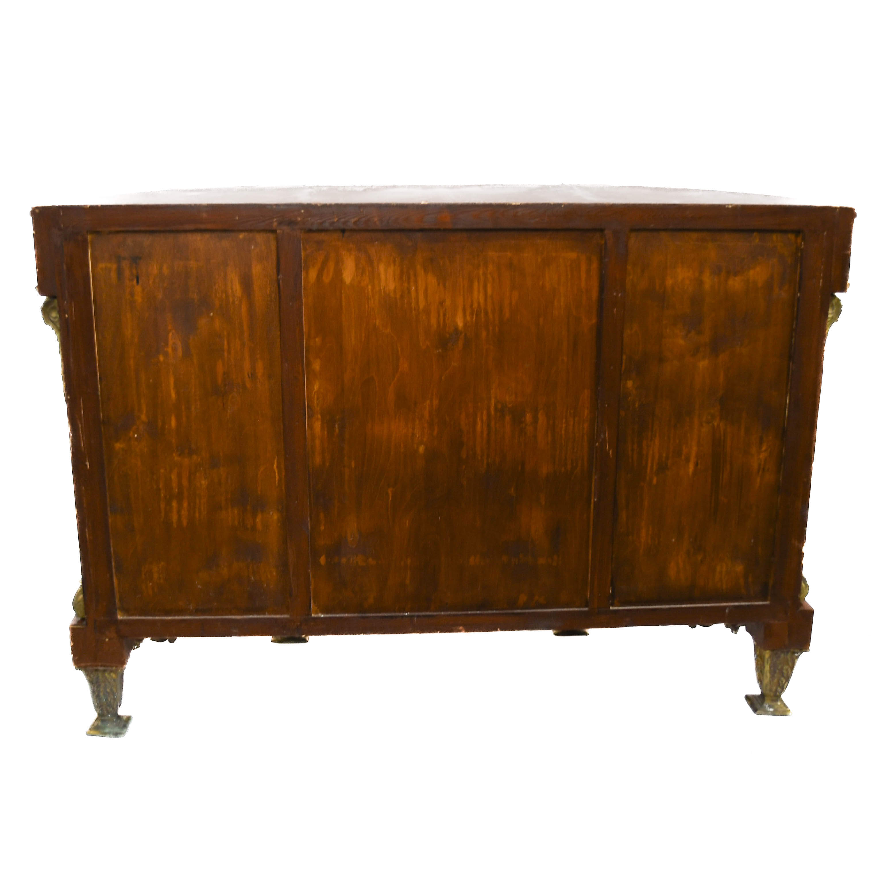 Napolean III Style Marquetry Inlay Credenza-7