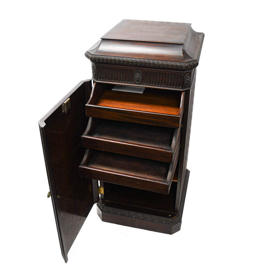 19th Century Renaissance Revival Music Sheet Cabinet-5