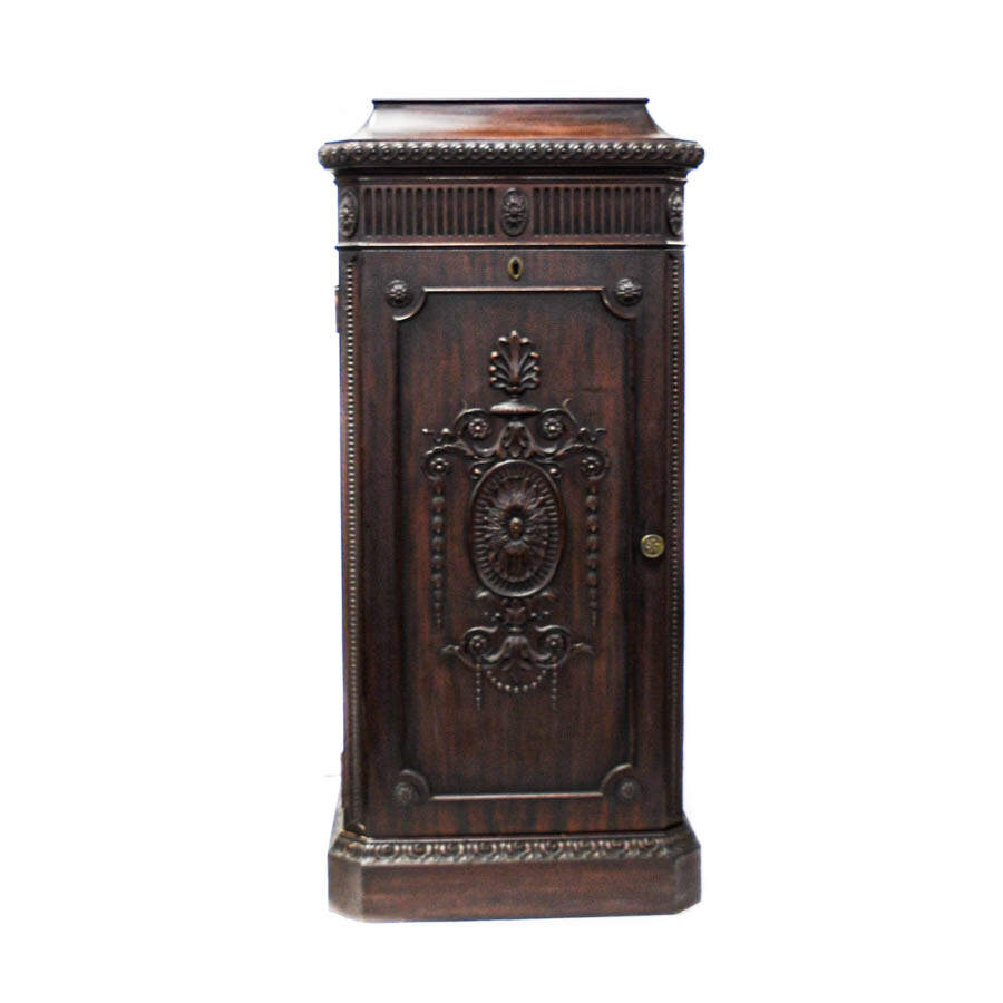19th Century Renaissance Revival Music Sheet Cabinet-1