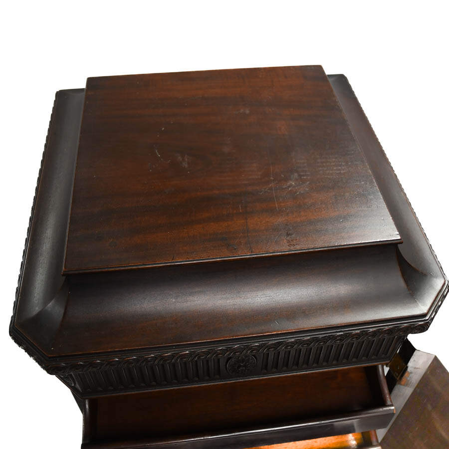 Antique 19th Century Renaissance Revival Music Sheet Cabinet-5