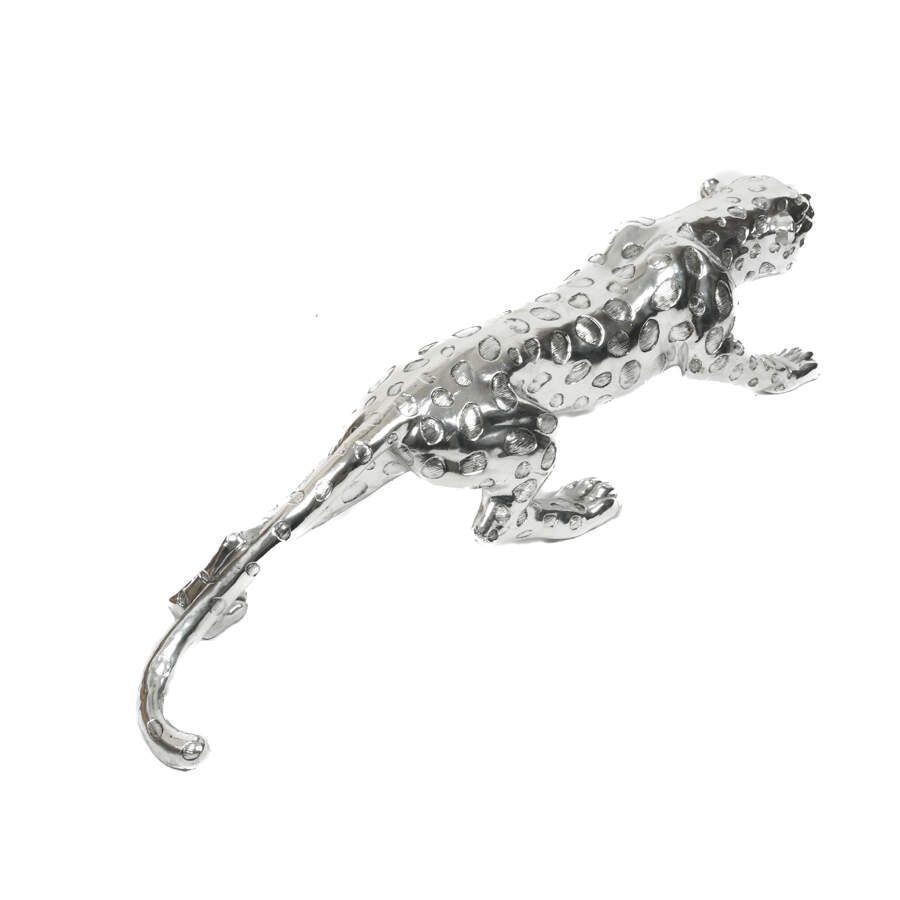 Large Acrylic Silvered Cheetah-5
