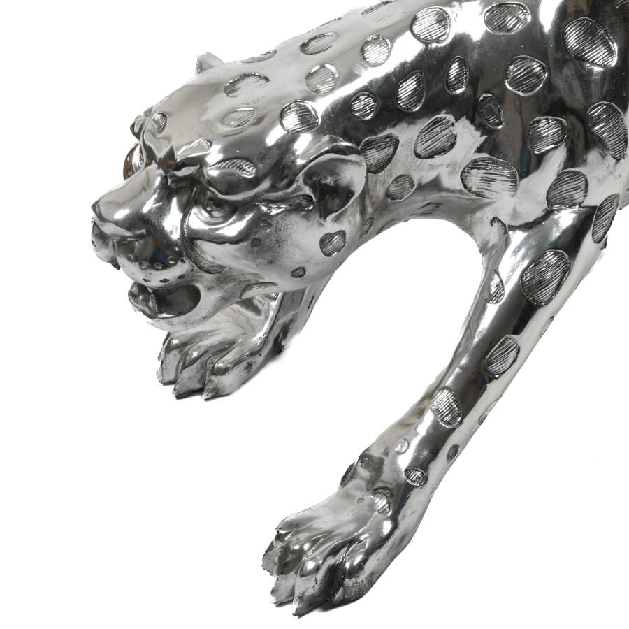 Large Acrylic Silvered Cheetah-2