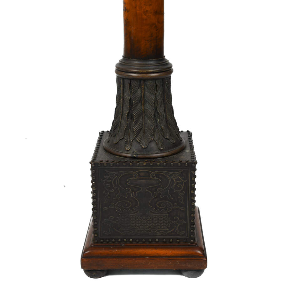Ornate Bronze and Mixed Metal Pedestal-3