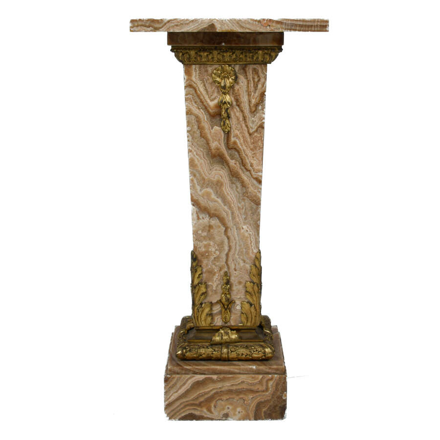 Marble Pedestal with Gilt-2