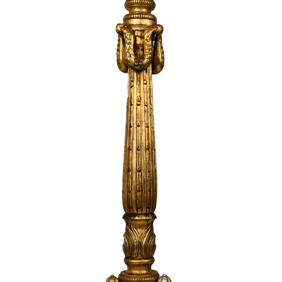 Pair of Carved and Gilded Wood Pedestals-6