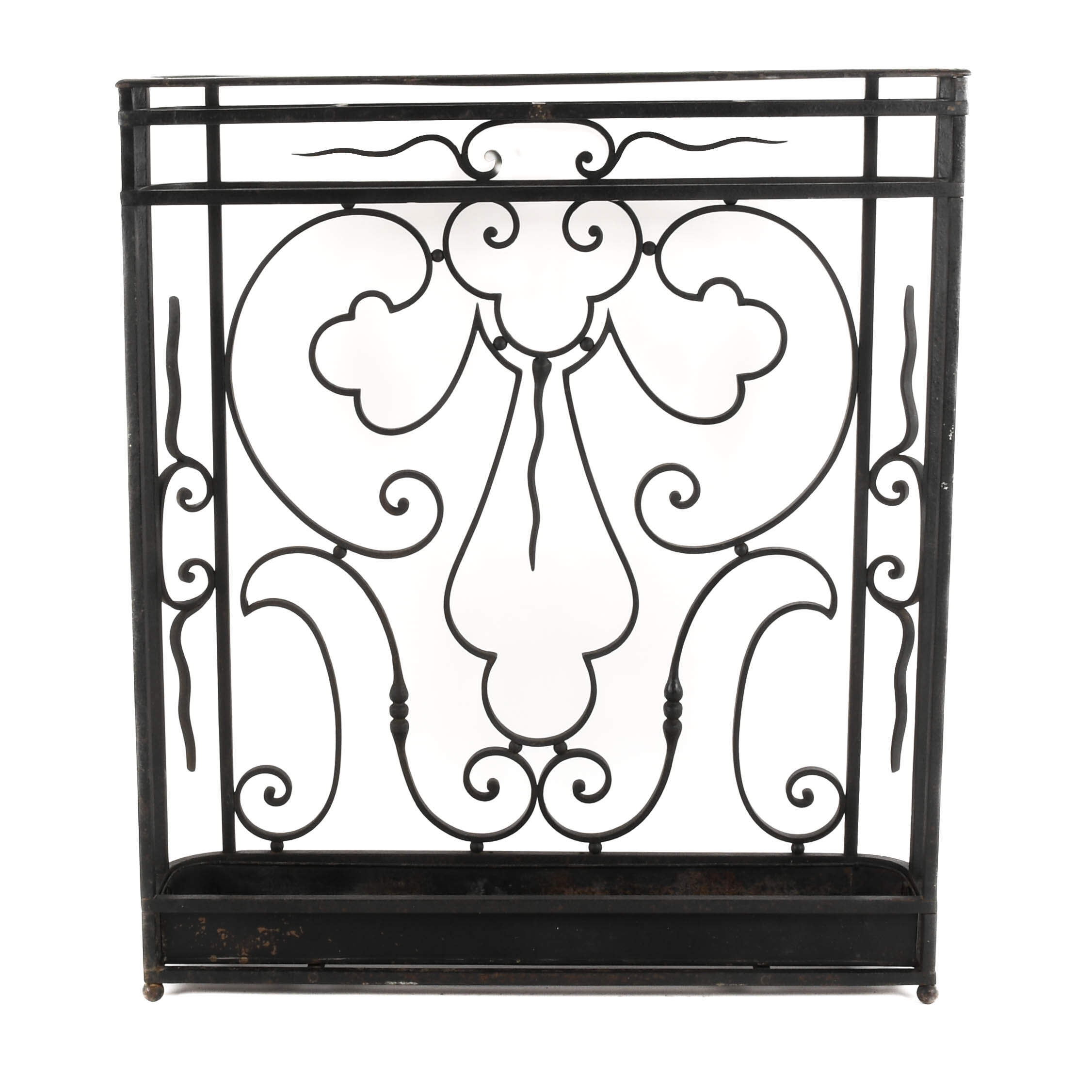 Victorian Wrought Iron Cane and Umbrella Stand-4