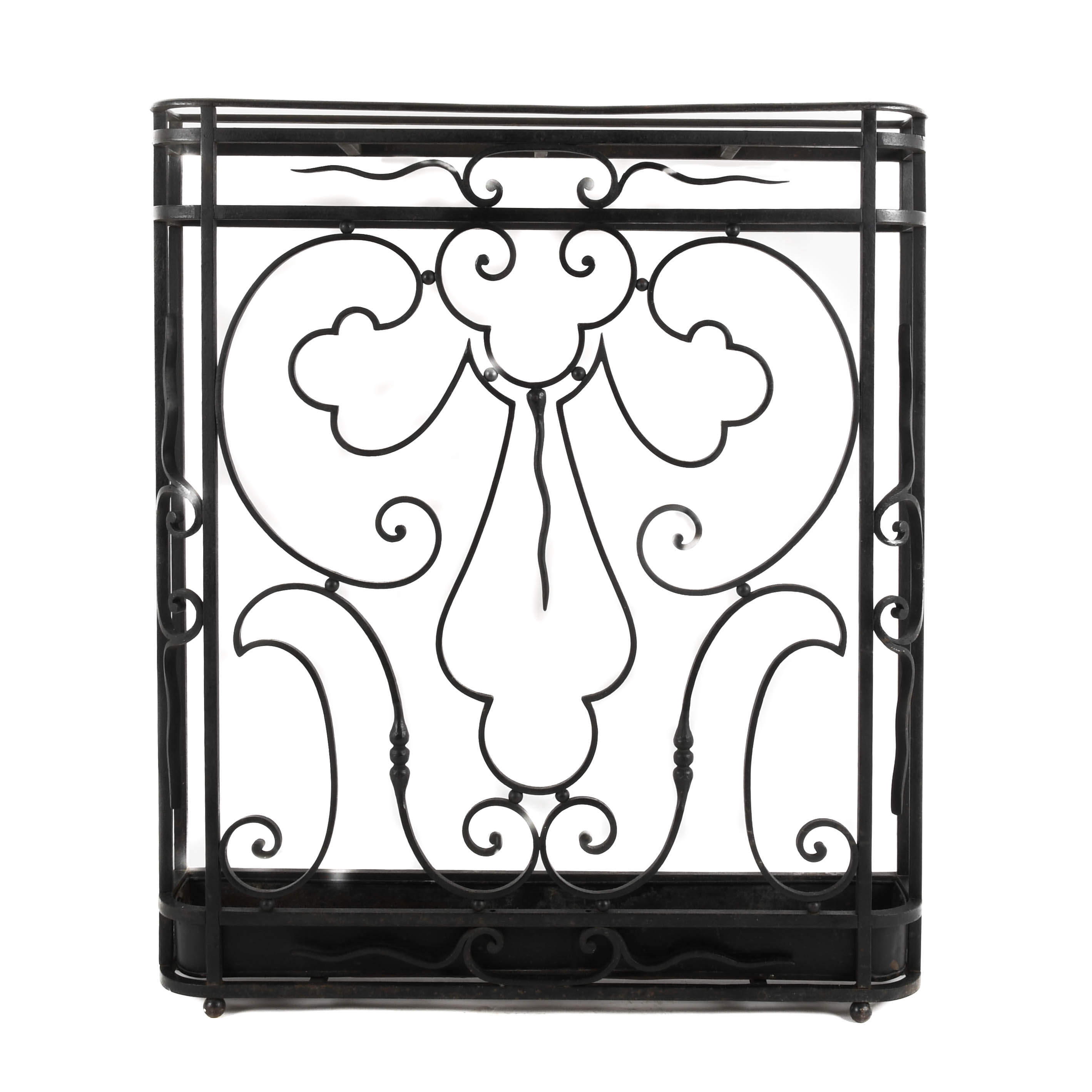 Victorian Wrought Iron Cane and Umbrella Stand-1