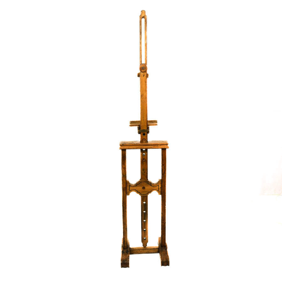 French Rustic Adjustable Wooden Easel-5