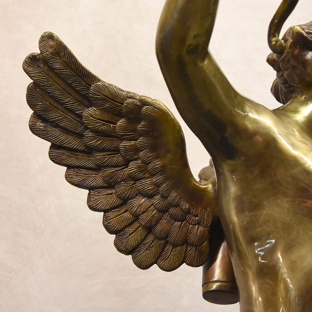 Lifesize Bronze Putti Sculpture in the Style of Auguste Moreau-6