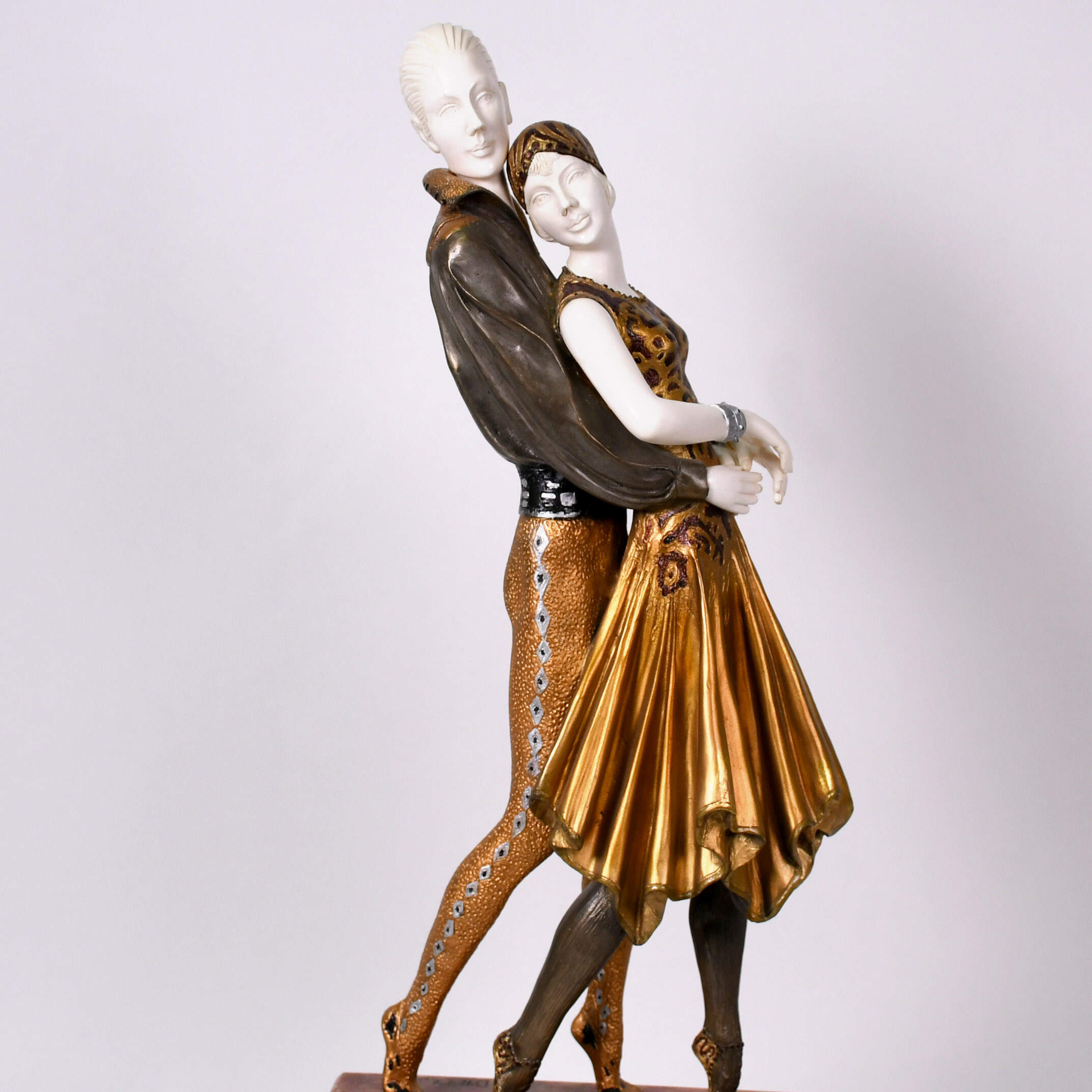 Dancing Couple on Marble Base-10