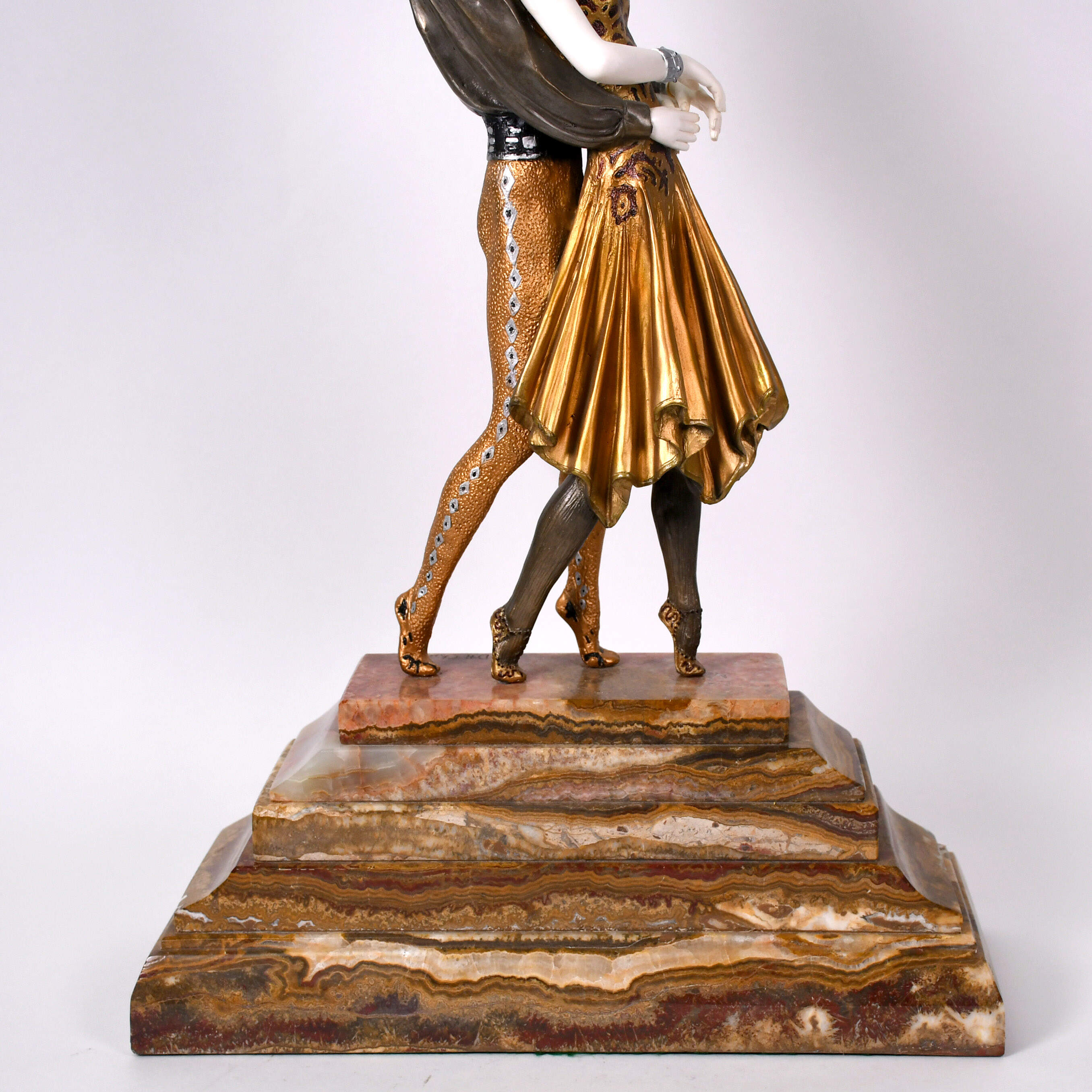 Dancing Couple on Marble Base-8