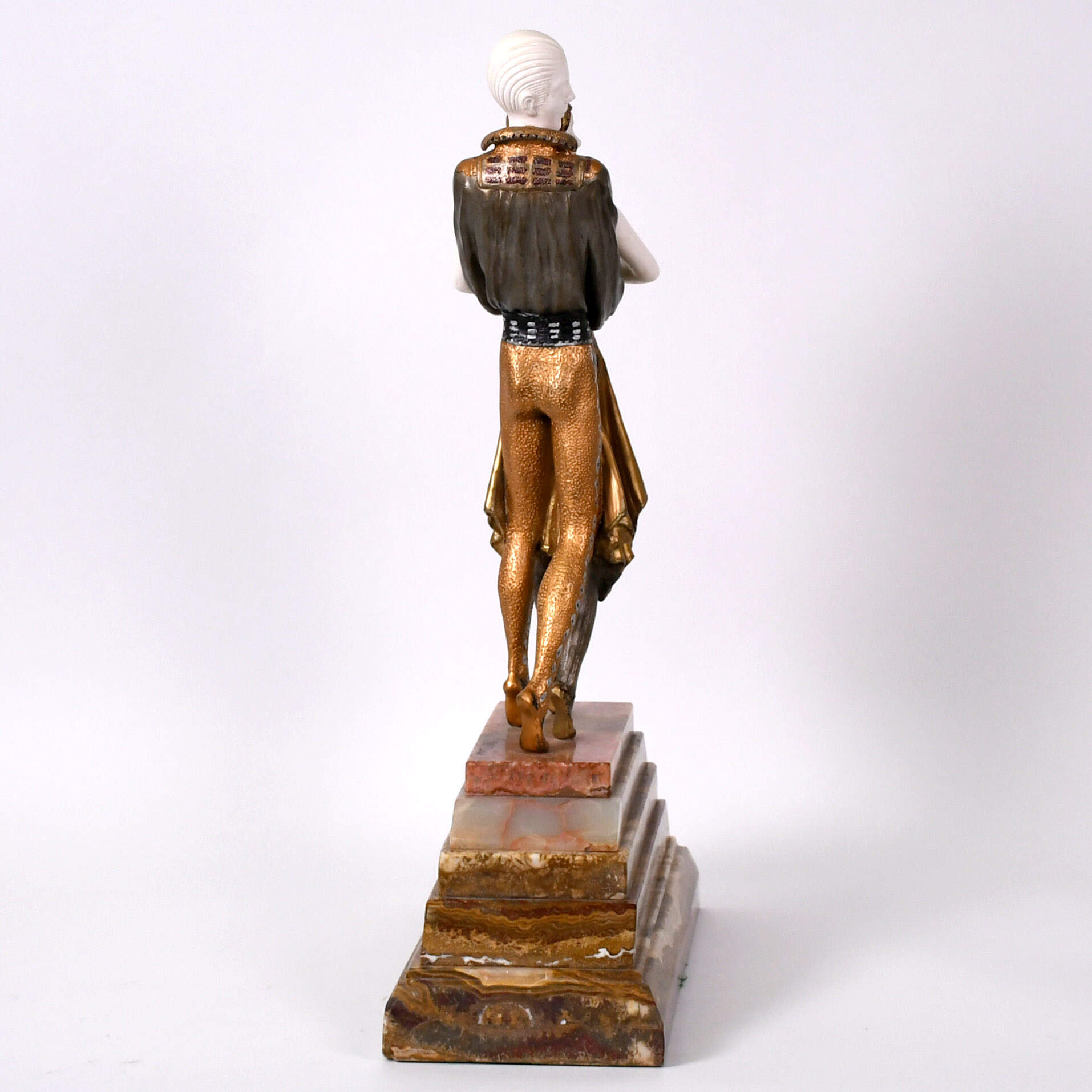 Dancing Couple on Marble Base-4