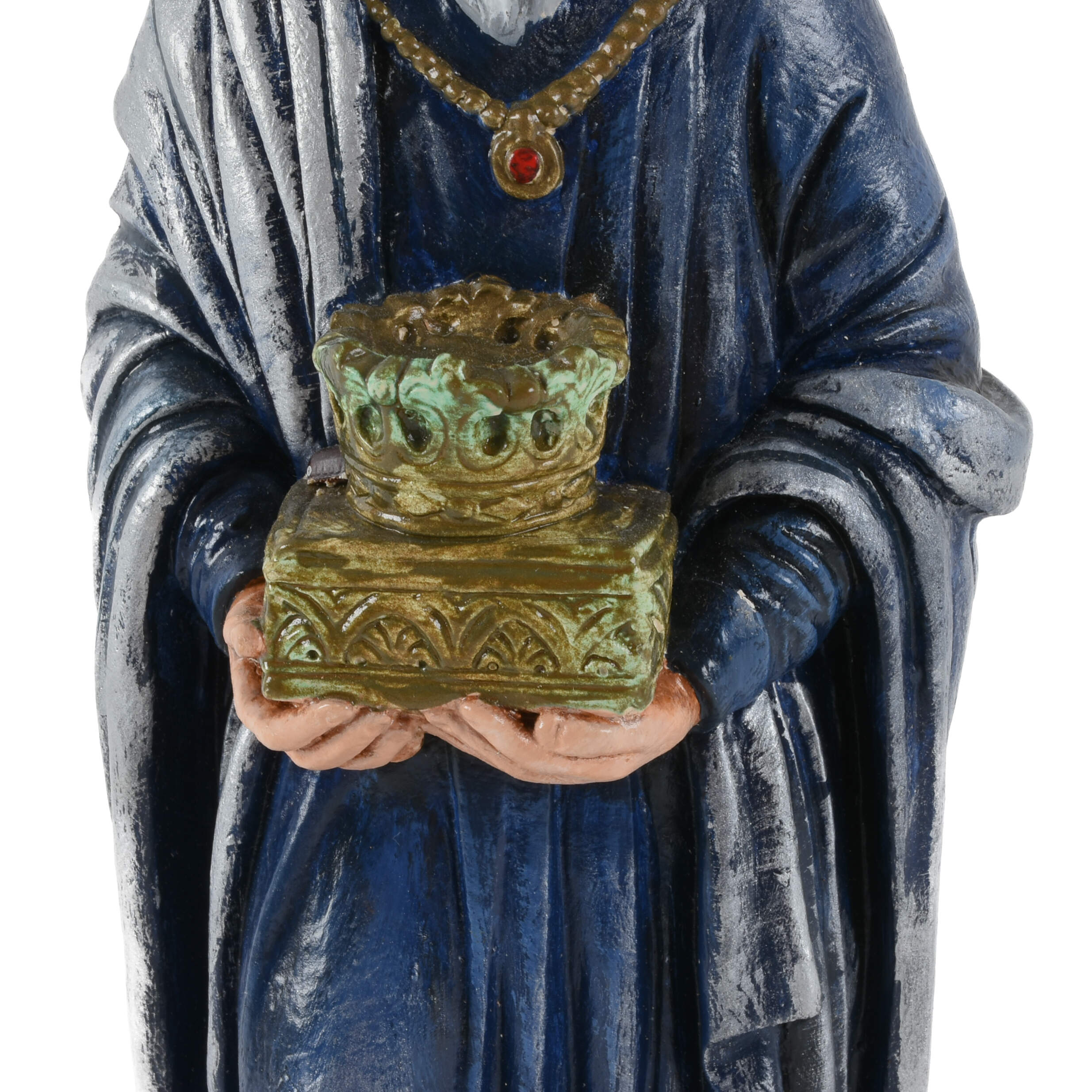 Bianchi G. Ruggeri Painted Nativity Caspar Magi Figure-6