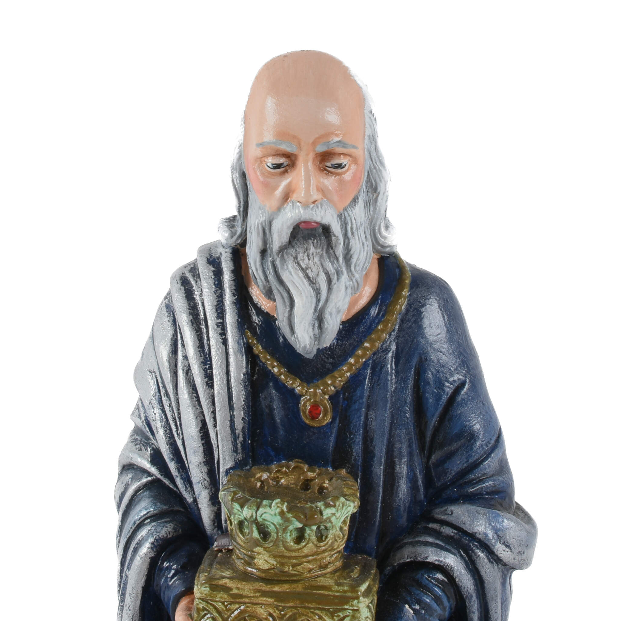 Bianchi G. Ruggeri Painted Nativity Caspar Magi Figure-5