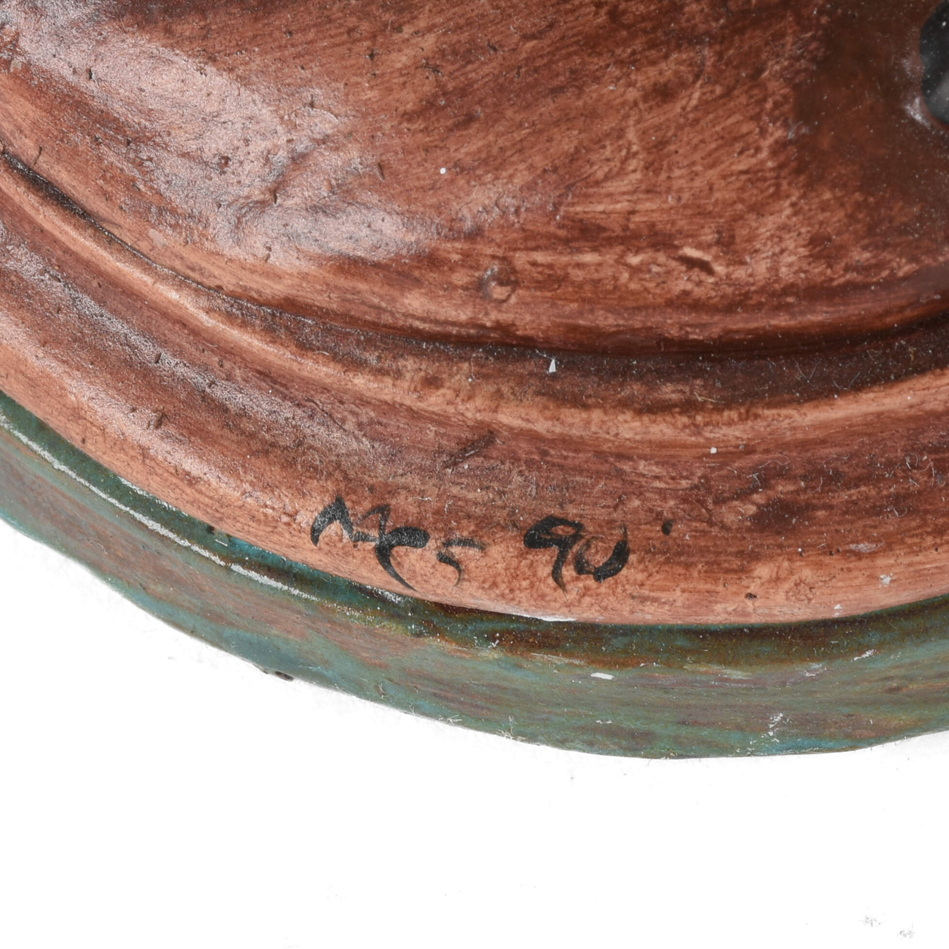 Painted Nativity Shepard and Lambs Figure-7